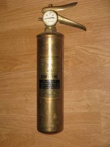 Fire Extinguisher, WWII Era Patent No. in Miramar, California
