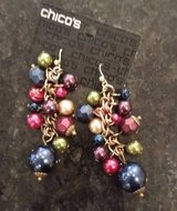 Chicos Earrings - Multi Color Beads - new w/ original packaging in Chicago, Illinois
