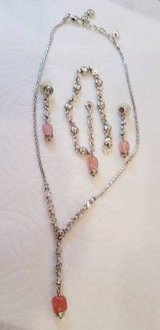 Brighton Rigoletto Pink Necklace, Bracelet and Earring Set in Chicago, Illinois