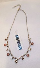 Napier Crystal Necklace - Golden Brown Sparkly Crystals in Chicago, Illinois