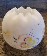 Rose Bowl - Mount Washington Satin Glass - Painted Pansies in Chicago, Illinois